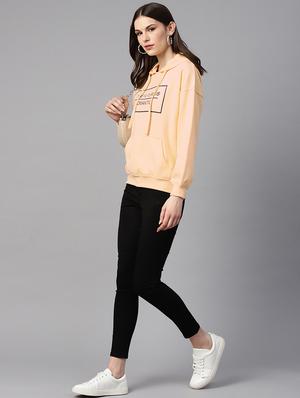 hooded neck quirky text sweatshirt - 17431580 - Standard Image - 4