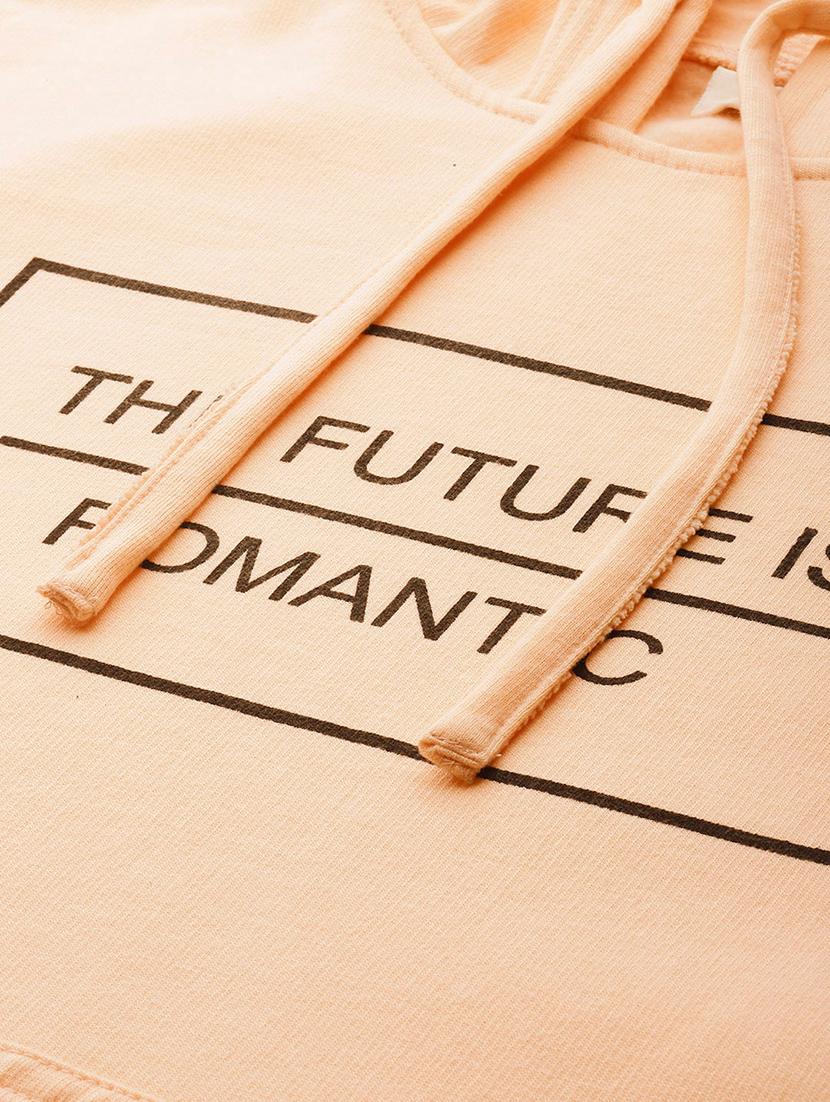 hooded neck quirky text sweatshirt - 17431580 - Zoom Image - 5