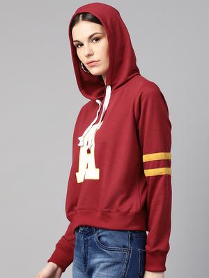 hooded neck vasity sweatshirt - 17431598 - Standard Image - 2