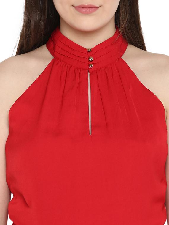 halter neck solid top - 17431681 - Zoom Image - 5