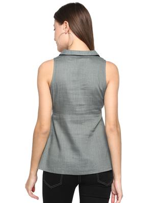 button detail solid top - 17431694 - Standard Image - 3