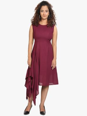 embellished detail asymmetric dress - 17431774 - Standard Image - 4