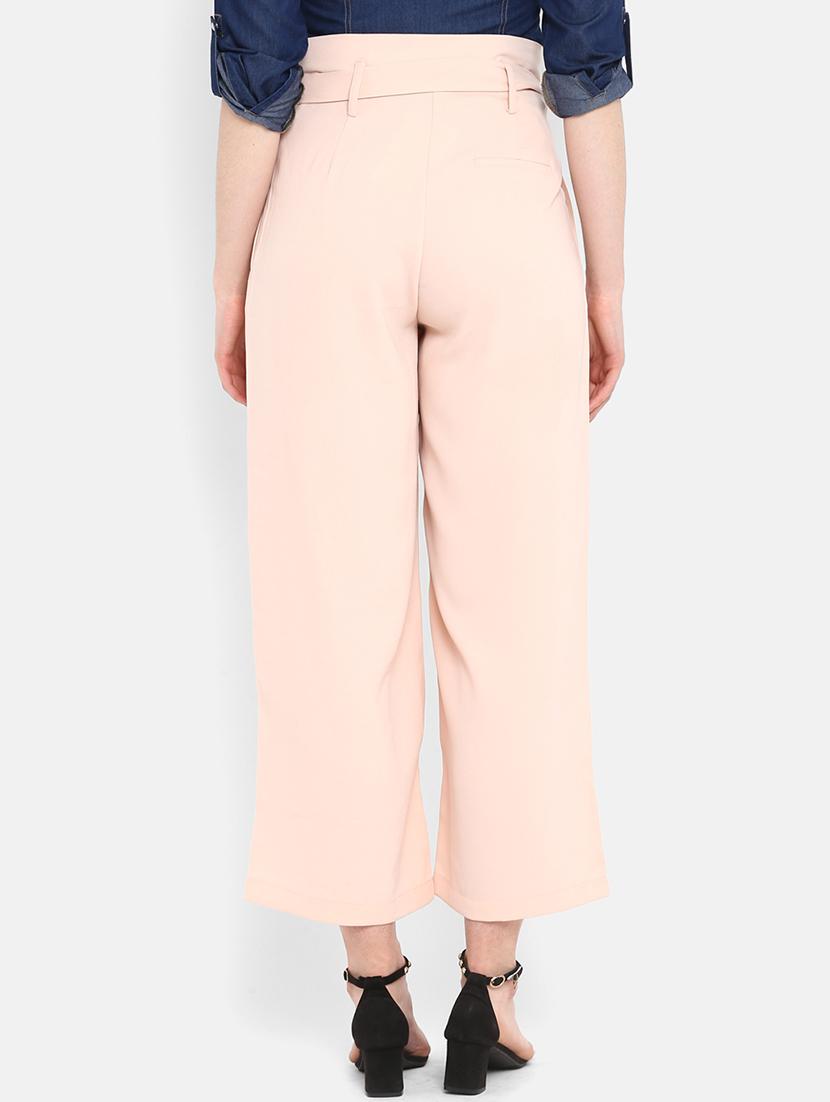 high rise pleated culotte capri - 17431821 - Zoom Image - 3