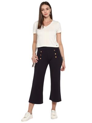 high rise wide leg capri - 17431824 - Standard Image - 4