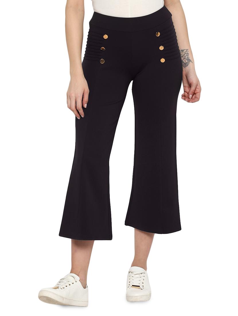 high rise wide leg capri - 17431824 - Zoom Image - 1