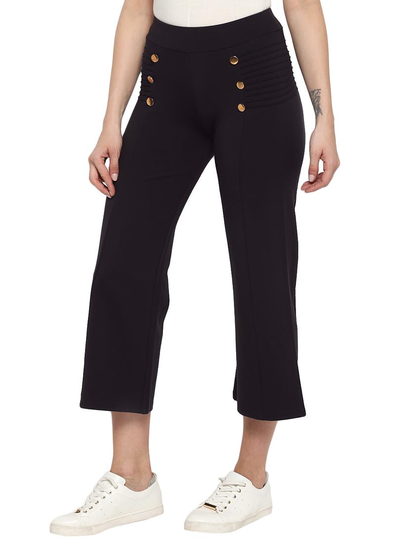 high rise wide leg capri - 17431824 - Zoom Image - 2