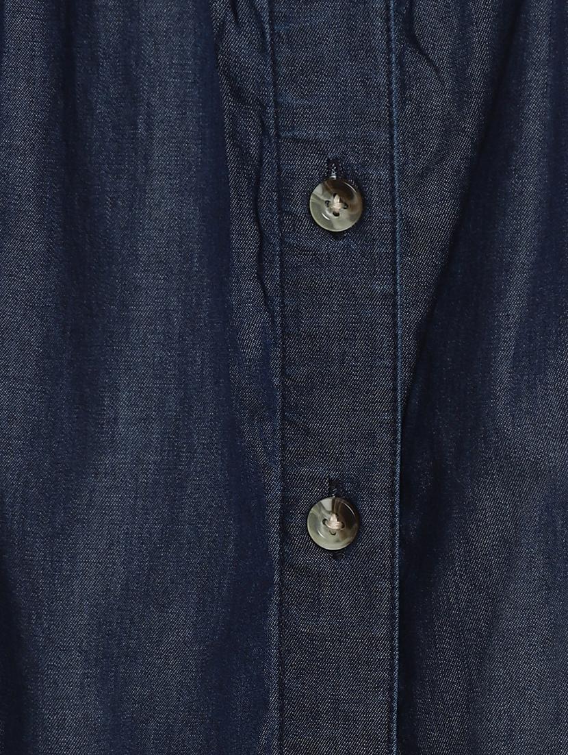 button up denim skirt - 17431830 - Zoom Image - 6