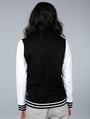 varsity ribbed jacket - 17431832 - Standard Image - 3