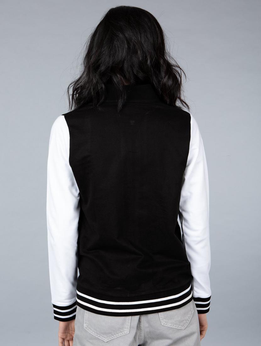 varsity ribbed jacket - 17431832 - Zoom Image - 3