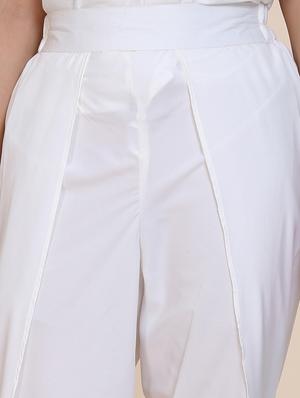 solid cropped salwar - 17431964 - Standard Image - 5