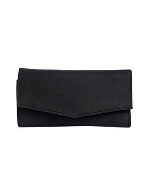 black leatherette (pu) combo handbag - 17432129 - Standard Image - 5