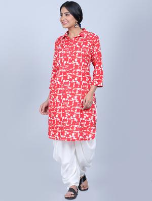 printed kurta salwar set - 17432603 - Standard Image - 2