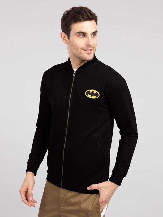 black printed bomber jacket - 17432780 - Zoom Image - 2
