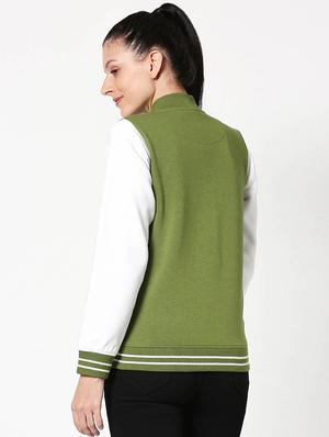 floral patch varsity jacket - 17433157 - Standard Image - 3