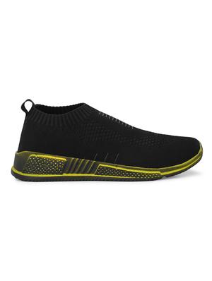 yellow mesh sport shoes - 17433522 - Standard Image - 2