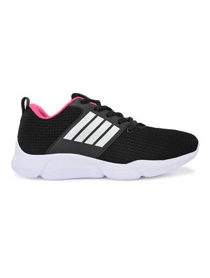 pink mesh laceup sports shoes - 17433560 - Standard Image - 2