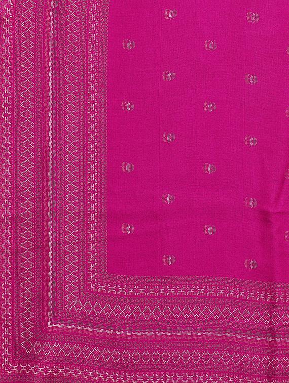 bordered printed saree with blouse - 17433692 - Zoom Image - 4