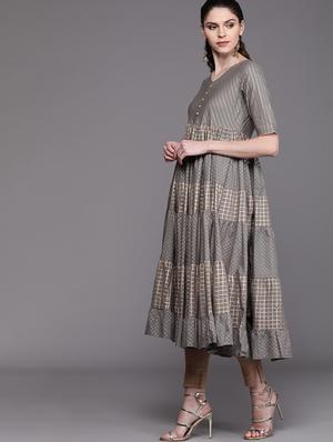 printed anarkali kurta - 17433876 - Standard Image - 2