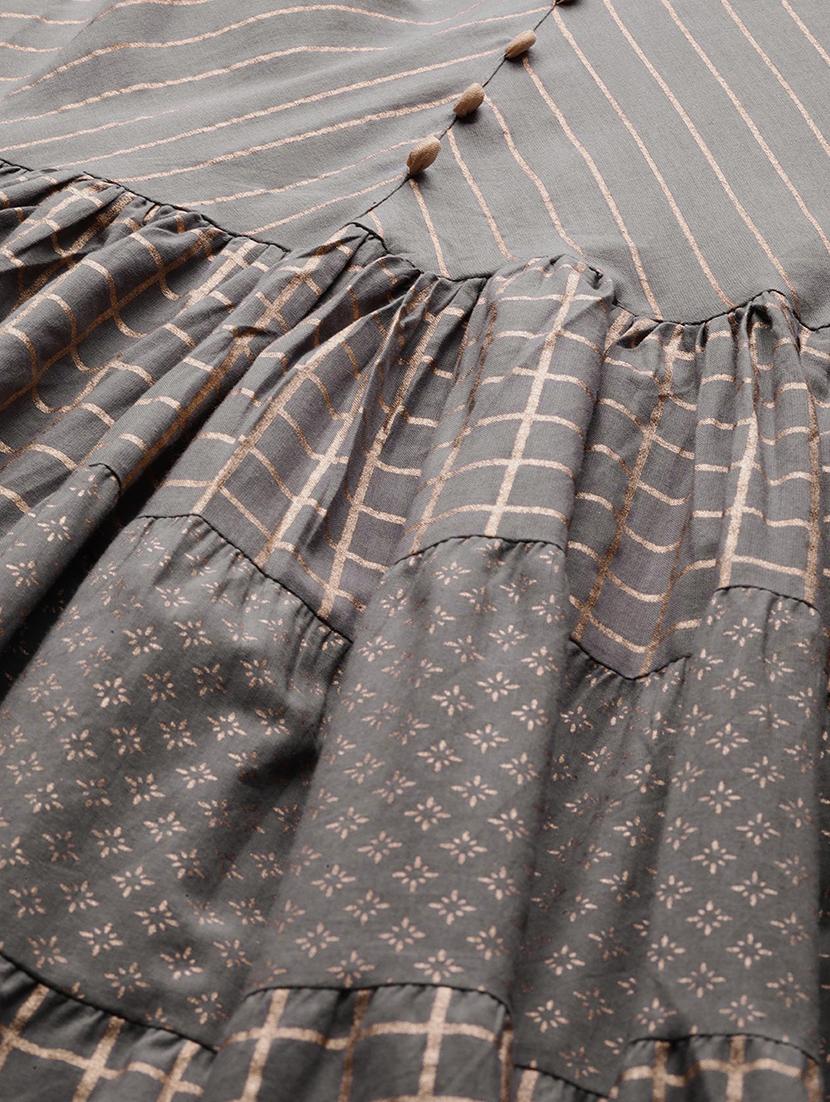 printed anarkali kurta - 17433876 - Zoom Image - 5
