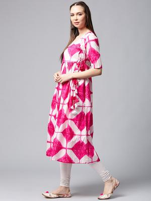 printed anarkali kurta - 17433927 - Standard Image - 2