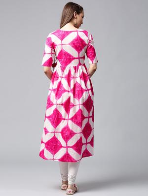 printed anarkali kurta - 17433927 - Standard Image - 4
