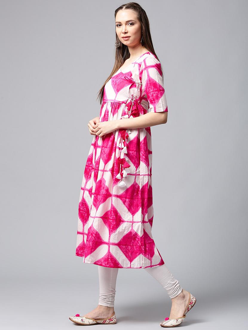 printed anarkali kurta - 17433927 - Zoom Image - 2