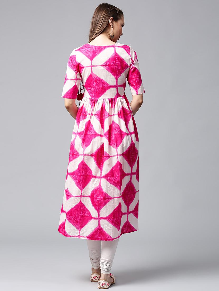 printed anarkali kurta - 17433927 - Zoom Image - 4