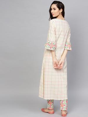 round a-line kurta - 17433969 - Standard Image - 3