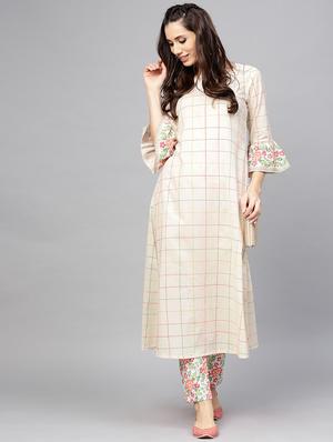 round a-line kurta - 17433969 - Standard Image - 4