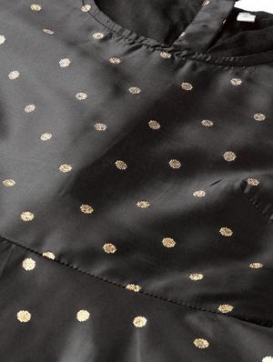 golden woven anarkali kurta - 17434246 - Standard Image - 5