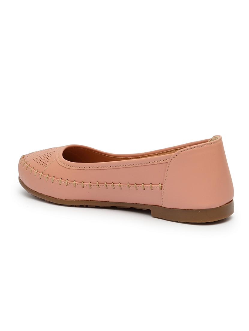 pink pu slip on ballerina - 17434297 - Zoom Image - 3