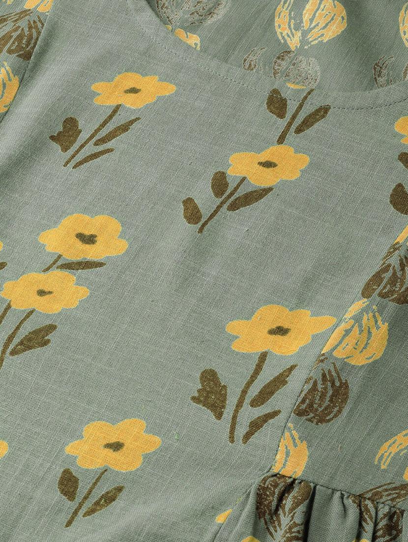 round neck floral dress - 17434538 - Zoom Image - 4
