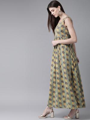 printed maxi dress - 17434549 - Standard Image - 2
