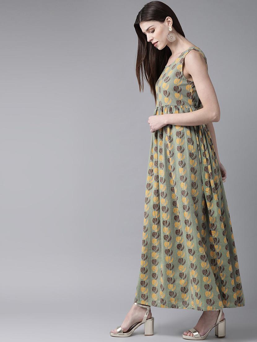 printed maxi dress - 17434549 - Zoom Image - 2