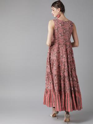 printed tiered dress - 17434558 - Standard Image - 3