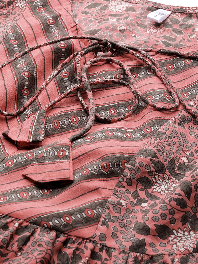 printed tiered dress - 17434558 - Zoom Image - 4