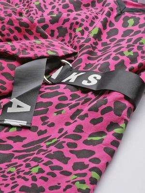 animal print dress with fabric pouch - 17434563 - Standard Image - 5