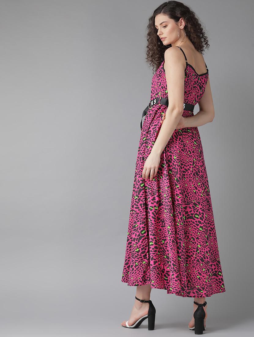 animal print dress with fabric pouch - 17434563 - Zoom Image - 3