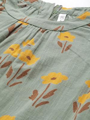 round neck floral dress - 17434572 - Standard Image - 5