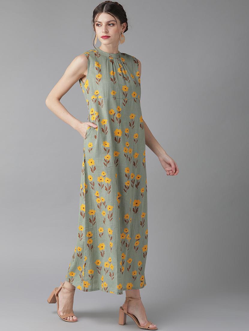 round neck floral dress - 17434572 - Zoom Image - 2
