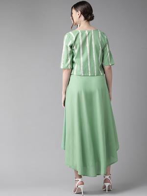 asymmetric dress with jacket - 17434602 - Standard Image - 4