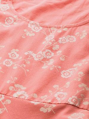 pink cotton maxi dress - 17434607 - Standard Image - 5
