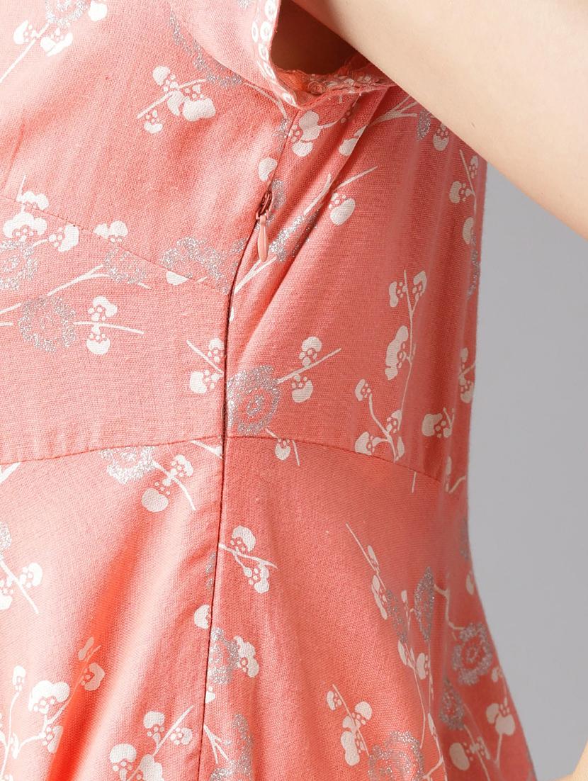 pink cotton maxi dress - 17434607 - Zoom Image - 4