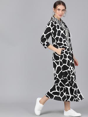 printed maxi dress with jacket - 17434639 - Standard Image - 2