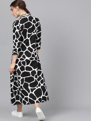 printed maxi dress with jacket - 17434639 - Standard Image - 3