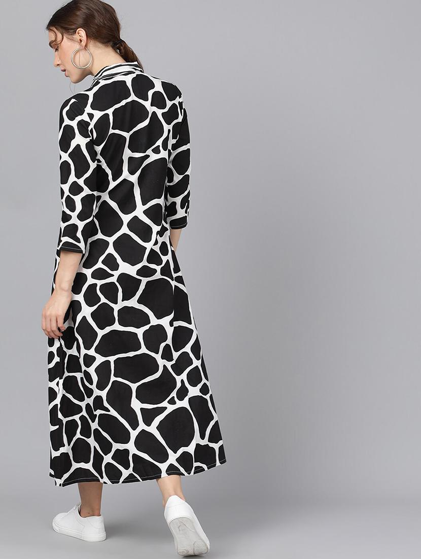 printed maxi dress with jacket - 17434639 - Zoom Image - 3