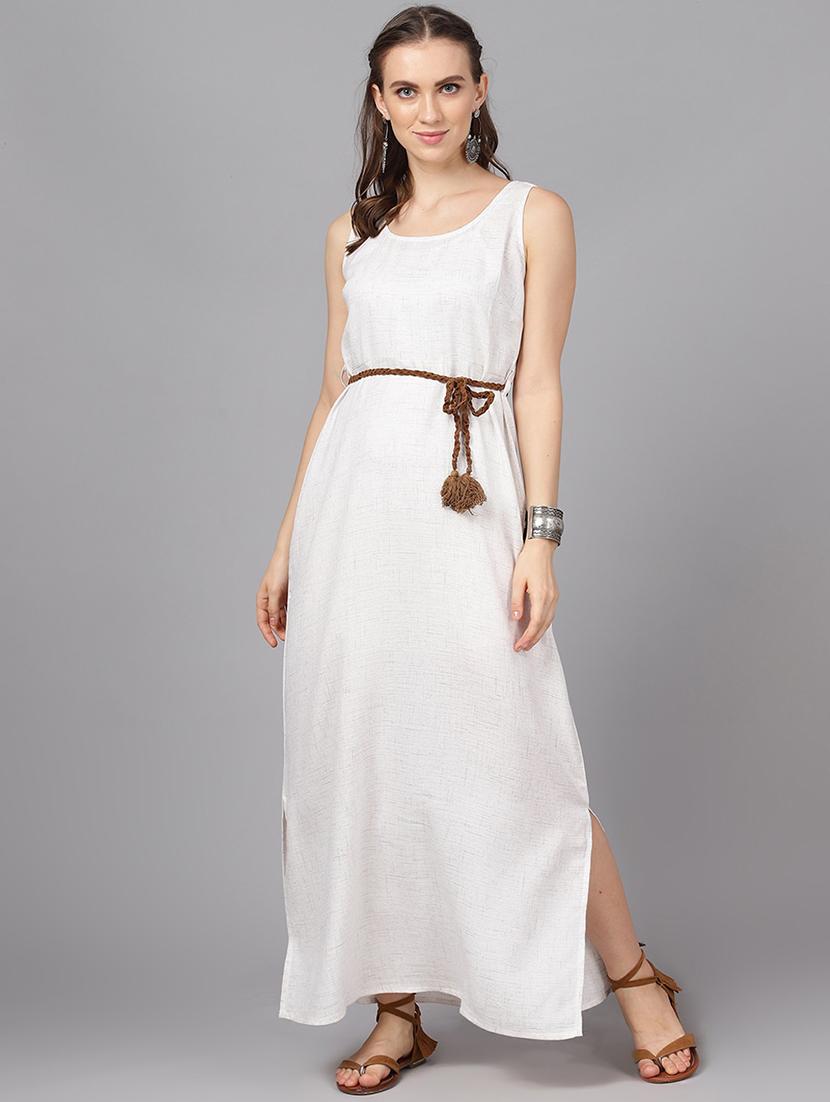 side slit maxi dress - 17434645 - Zoom Image - 1