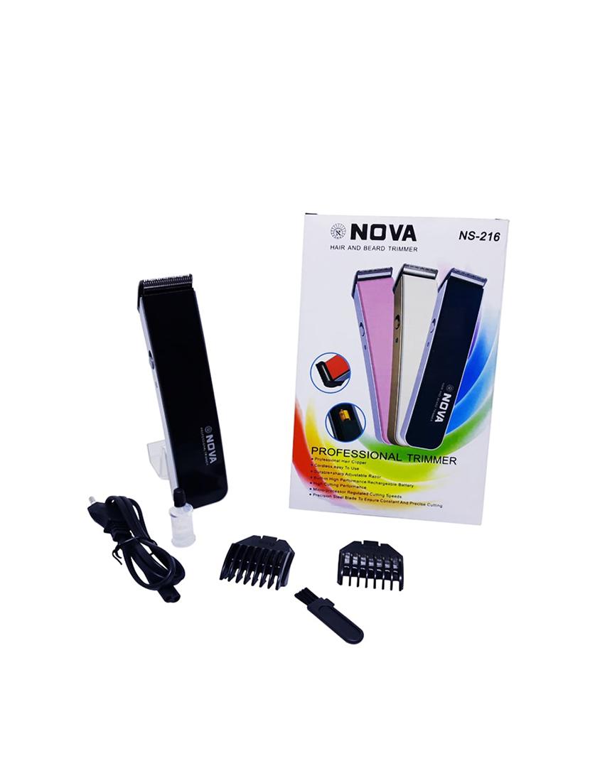 nova ns-216 rechargeable cordless beard trimmer for men (multicolor) - 17434864 - Zoom Image - 2