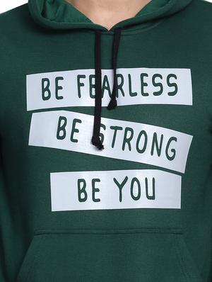 bottle green printed sweatshirt - 17434994 - Standard Image - 5