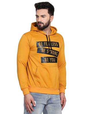 mustard printed sweatshirt - 17434997 - Standard Image - 2